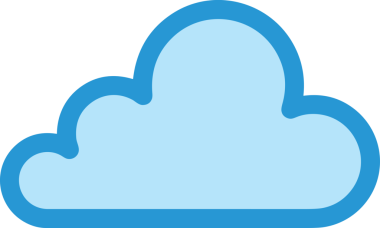 PNG biçiminde bulut simgesi şeffaf arkaplan biçiminde basit, web mobil uygulamaları için uygun minimal düz tasarım kullanıcı arayüzü hava durumu öngörüsü veri depolama ve dijital teknoloji projeleri