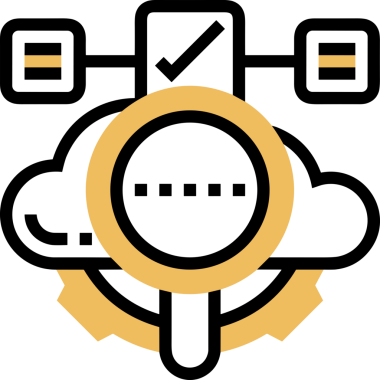 PNG biçiminde bulut simgesi şeffaf arkaplan biçiminde basit, web mobil uygulamaları için uygun minimal düz tasarım kullanıcı arayüzü hava durumu öngörüsü veri depolama ve dijital teknoloji projeleri