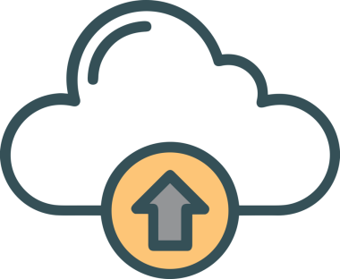 PNG biçiminde bulut simgesi şeffaf arkaplan biçiminde basit, web mobil uygulamaları için uygun minimal düz tasarım kullanıcı arayüzü hava durumu öngörüsü veri depolama ve dijital teknoloji projeleri