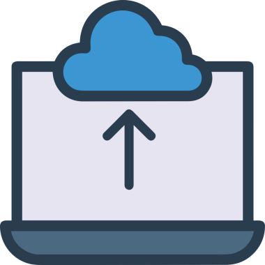 PNG biçiminde bulut simgesi şeffaf arkaplan biçiminde basit, web mobil uygulamaları için uygun minimal düz tasarım kullanıcı arayüzü hava durumu öngörüsü veri depolama ve dijital teknoloji projeleri