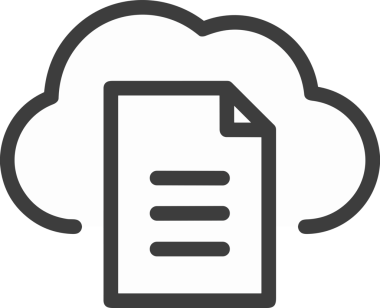 PNG biçiminde bulut simgesi şeffaf arkaplan biçiminde basit, web mobil uygulamaları için uygun minimal düz tasarım kullanıcı arayüzü hava durumu öngörüsü veri depolama ve dijital teknoloji projeleri