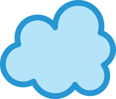 PNG biçiminde bulut simgesi şeffaf arkaplan biçiminde basit, web mobil uygulamaları için uygun minimal düz tasarım kullanıcı arayüzü hava durumu öngörüsü veri depolama ve dijital teknoloji projeleri