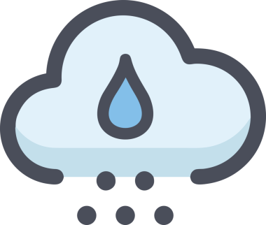 PNG biçiminde bulut simgesi şeffaf arkaplan biçiminde basit, web mobil uygulamaları için uygun minimal düz tasarım kullanıcı arayüzü hava durumu öngörüsü veri depolama ve dijital teknoloji projeleri