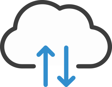 PNG biçiminde bulut simgesi şeffaf arkaplan biçiminde basit, web mobil uygulamaları için uygun minimal düz tasarım kullanıcı arayüzü hava durumu öngörüsü veri depolama ve dijital teknoloji projeleri