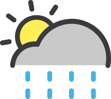 PNG biçiminde bulut simgesi şeffaf arkaplan biçiminde basit, web mobil uygulamaları için uygun minimal düz tasarım kullanıcı arayüzü hava durumu öngörüsü veri depolama ve dijital teknoloji projeleri
