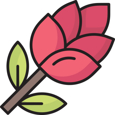 Çiçek simgesi PNG biçimi. Basit minimalist ve zarif tasarım. İlkbahar güzellik bahçesi çiçekleri, bitki örtüsü, romantik estetik süslemeler, dijital grafik, şeffaf arkaplan.