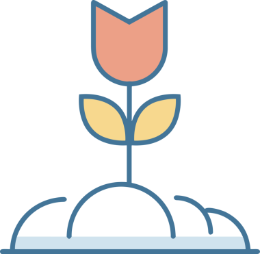 Çiçek simgesi PNG biçimi. Basit minimalist ve zarif tasarım. İlkbahar güzellik bahçesi çiçekleri, bitki örtüsü, romantik estetik süslemeler, dijital grafik, şeffaf arkaplan.