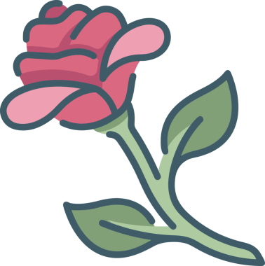 Çiçek simgesi PNG biçimi. Basit minimalist ve zarif tasarım. İlkbahar güzellik bahçesi çiçekleri, bitki örtüsü, romantik estetik süslemeler, dijital grafik, şeffaf arkaplan.