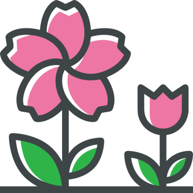 Çiçek simgesi PNG biçimi. Basit minimalist ve zarif tasarım. İlkbahar güzellik bahçesi çiçekleri, bitki örtüsü, romantik estetik süslemeler, dijital grafik, şeffaf arkaplan.