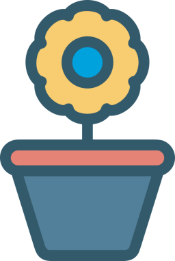 Çiçek simgesi PNG biçimi. Basit minimalist ve zarif tasarım. İlkbahar güzellik bahçesi çiçekleri, bitki örtüsü, romantik estetik süslemeler, dijital grafik, şeffaf arkaplan.