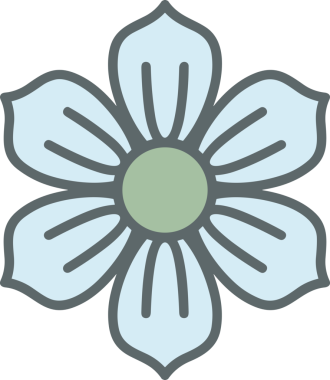 Çiçek simgesi PNG biçimi. Basit minimalist ve zarif tasarım. İlkbahar güzellik bahçesi çiçekleri, bitki örtüsü, romantik estetik süslemeler, dijital grafik, şeffaf arkaplan.