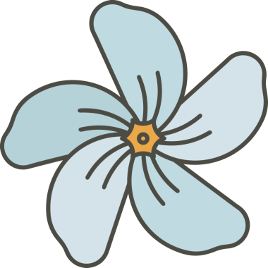 Çiçek simgesi PNG biçimi. Basit minimalist ve zarif tasarım. İlkbahar güzellik bahçesi çiçekleri, bitki örtüsü, romantik estetik süslemeler, dijital grafik, şeffaf arkaplan.