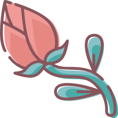 Çiçek simgesi PNG biçimi. Basit minimalist ve zarif tasarım. İlkbahar güzellik bahçesi çiçekleri, bitki örtüsü, romantik estetik süslemeler, dijital grafik, şeffaf arkaplan.