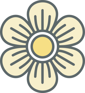 Çiçek simgesi PNG biçimi. Basit minimalist ve zarif tasarım. İlkbahar güzellik bahçesi çiçekleri, bitki örtüsü, romantik estetik süslemeler, dijital grafik, şeffaf arkaplan.