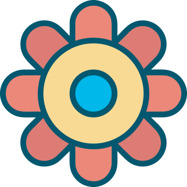 Çiçek simgesi PNG biçimi. Basit minimalist ve zarif tasarım. İlkbahar güzellik bahçesi çiçekleri, bitki örtüsü, romantik estetik süslemeler, dijital grafik, şeffaf arkaplan.