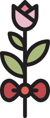 Çiçek simgesi PNG biçimi. Basit minimalist ve zarif tasarım. İlkbahar güzellik bahçesi çiçekleri, bitki örtüsü, romantik estetik süslemeler, dijital grafik, şeffaf arkaplan.