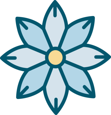 Çiçek simgesi PNG biçimi. Basit minimalist ve zarif tasarım. İlkbahar güzellik bahçesi çiçekleri, bitki örtüsü, romantik estetik süslemeler, dijital grafik, şeffaf arkaplan.