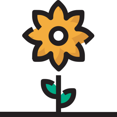 Çiçek simgesi PNG biçimi. Basit minimalist ve zarif tasarım. İlkbahar güzellik bahçesi çiçekleri, bitki örtüsü, romantik estetik süslemeler, dijital grafik, şeffaf arkaplan.