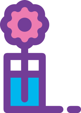 Çiçek simgesi PNG biçimi. Basit minimalist ve zarif tasarım. İlkbahar güzellik bahçesi çiçekleri, bitki örtüsü, romantik estetik süslemeler, dijital grafik, şeffaf arkaplan.