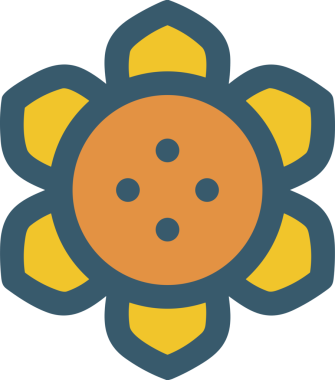 Çiçek simgesi PNG biçimi. Basit minimalist ve zarif tasarım. İlkbahar güzellik bahçesi çiçekleri, bitki örtüsü, romantik estetik süslemeler, dijital grafik, şeffaf arkaplan.