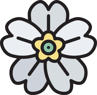 Çiçek simgesi PNG biçimi. Basit minimalist ve zarif tasarım. İlkbahar güzellik bahçesi çiçekleri, bitki örtüsü, romantik estetik süslemeler, dijital grafik, şeffaf arkaplan.