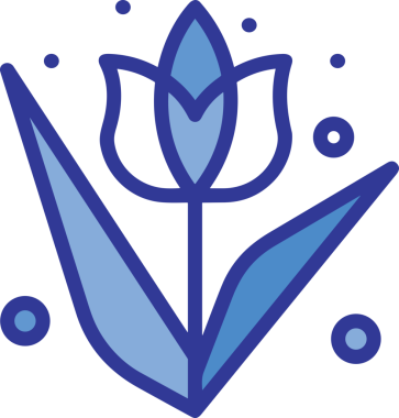 Çiçek simgesi PNG biçimi. Basit minimalist ve zarif tasarım. İlkbahar güzellik bahçesi çiçekleri, bitki örtüsü, romantik estetik süslemeler, dijital grafik, şeffaf arkaplan.