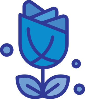 Çiçek simgesi PNG biçimi. Basit minimalist ve zarif tasarım. İlkbahar güzellik bahçesi çiçekleri, bitki örtüsü, romantik estetik süslemeler, dijital grafik, şeffaf arkaplan.