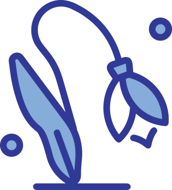 Çiçek simgesi PNG biçimi. Basit minimalist ve zarif tasarım. İlkbahar güzellik bahçesi çiçekleri, bitki örtüsü, romantik estetik süslemeler, dijital grafik, şeffaf arkaplan.