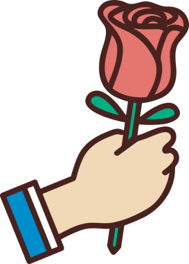 Çiçek simgesi PNG biçimi. Basit minimalist ve zarif tasarım. İlkbahar güzellik bahçesi çiçekleri, bitki örtüsü, romantik estetik süslemeler, dijital grafik, şeffaf arkaplan.