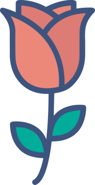 Çiçek simgesi PNG biçimi. Basit minimalist ve zarif tasarım. İlkbahar güzellik bahçesi çiçekleri, bitki örtüsü, romantik estetik süslemeler, dijital grafik, şeffaf arkaplan.