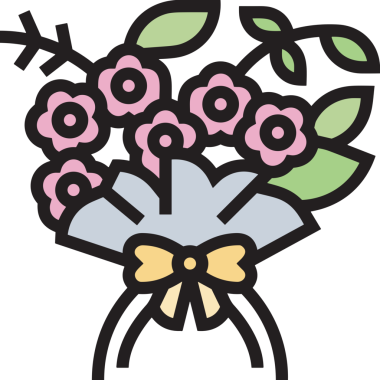 Çiçek simgesi PNG biçimi. Basit minimalist ve zarif tasarım. İlkbahar güzellik bahçesi çiçekleri, bitki örtüsü, romantik estetik süslemeler, dijital grafik, şeffaf arkaplan.