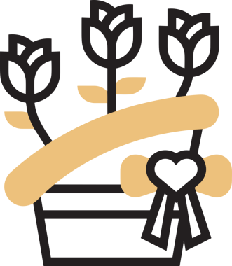 Çiçek simgesi png biçimi düz vektör çizimi basit çiçek tasarımı izole edilmiş grafik şeffaf arkaplan