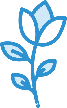 Çiçek simgesi png biçimi düz vektör çizimi basit çiçek tasarımı izole edilmiş grafik şeffaf arkaplan