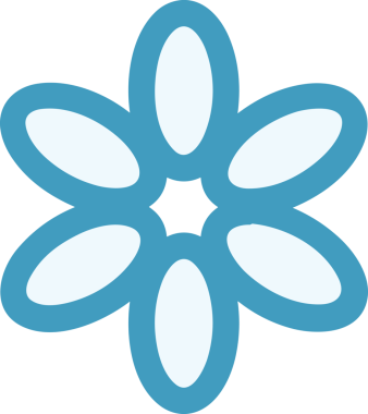 Çiçek simgesi png biçimi düz vektör çizimi basit çiçek tasarımı izole edilmiş grafik şeffaf arkaplan