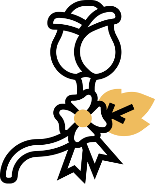 Çiçek simgesi PNG biçimi. Basit minimalist ve zarif tasarım. İlkbahar güzellik bahçesi çiçekleri, bitki örtüsü, romantik estetik süslemeler, dijital grafik, şeffaf arkaplan.