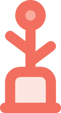 Çiçek simgesi PNG biçimi. Basit minimalist ve zarif tasarım. İlkbahar güzellik bahçesi çiçekleri, bitki örtüsü, romantik estetik süslemeler, dijital grafik, şeffaf arkaplan.