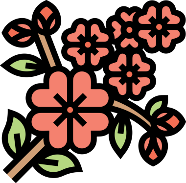 Çiçek simgesi PNG biçimi. Basit minimalist ve zarif tasarım. İlkbahar güzellik bahçesi çiçekleri, bitki örtüsü, romantik estetik süslemeler, dijital grafik, şeffaf arkaplan.