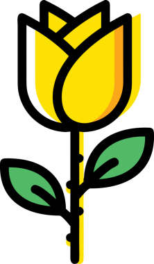 Çiçek simgesi PNG biçimi. Basit minimalist ve zarif tasarım. İlkbahar güzellik bahçesi çiçekleri, bitki örtüsü, romantik estetik süslemeler, dijital grafik, şeffaf arkaplan.