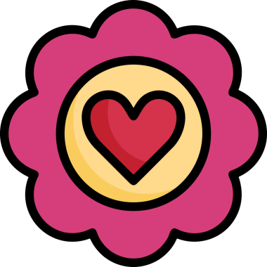 Çiçek simgesi PNG biçimi. Basit minimalist ve zarif tasarım. İlkbahar güzellik bahçesi çiçekleri, bitki örtüsü, romantik estetik süslemeler, dijital grafik, şeffaf arkaplan.