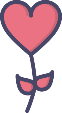 Çiçek simgesi PNG biçimi. Basit minimalist ve zarif tasarım. İlkbahar güzellik bahçesi çiçekleri, bitki örtüsü, romantik estetik süslemeler, dijital grafik, şeffaf arkaplan.