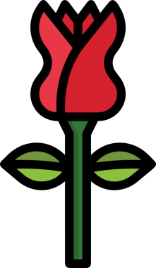 Çiçek simgesi PNG biçimi. Basit minimalist ve zarif tasarım. İlkbahar güzellik bahçesi çiçekleri, bitki örtüsü, romantik estetik süslemeler, dijital grafik, şeffaf arkaplan.