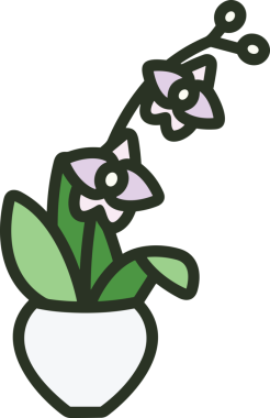 Çiçek simgesi PNG biçimi. Basit minimalist ve zarif tasarım. İlkbahar güzellik bahçesi çiçekleri, bitki örtüsü, romantik estetik süslemeler, dijital grafik, şeffaf arkaplan.