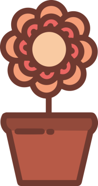 Çiçek simgesi PNG biçimi. Basit minimalist ve zarif tasarım. İlkbahar güzellik bahçesi çiçekleri, bitki örtüsü, romantik estetik süslemeler, dijital grafik, şeffaf arkaplan.