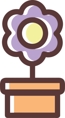 Çiçek simgesi PNG biçimi. Basit minimalist ve zarif tasarım. İlkbahar güzellik bahçesi çiçekleri, bitki örtüsü, romantik estetik süslemeler, dijital grafik, şeffaf arkaplan.