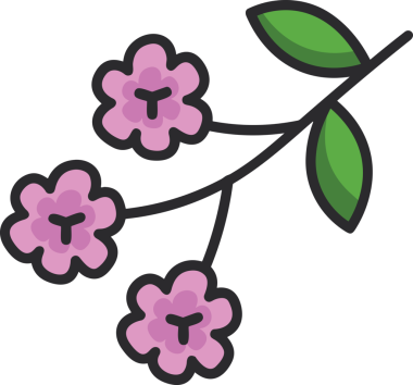 Çiçek simgesi PNG biçimi. Basit minimalist ve zarif tasarım. İlkbahar güzellik bahçesi çiçekleri, bitki örtüsü, romantik estetik süslemeler, dijital grafik, şeffaf arkaplan.