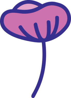 Çiçek simgesi PNG biçimi. Basit minimalist ve zarif tasarım. İlkbahar güzellik bahçesi çiçekleri, bitki örtüsü, romantik estetik süslemeler, dijital grafik, şeffaf arkaplan.