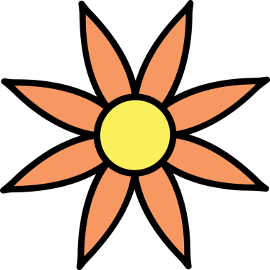 Çiçek simgesi PNG biçimi. Basit minimalist ve zarif tasarım. İlkbahar güzellik bahçesi çiçekleri, bitki örtüsü, romantik estetik süslemeler, dijital grafik, şeffaf arkaplan.