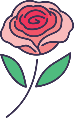 Çiçek simgesi PNG biçimi. Basit minimalist ve zarif tasarım. İlkbahar güzellik bahçesi çiçekleri, bitki örtüsü, romantik estetik süslemeler, dijital grafik, şeffaf arkaplan.