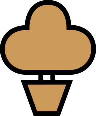 Çiçek simgesi PNG biçimi. Basit minimalist ve zarif tasarım. İlkbahar güzellik bahçesi çiçekleri, bitki örtüsü, romantik estetik süslemeler, dijital grafik, şeffaf arkaplan.