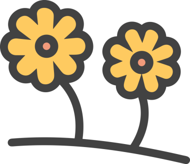 Çiçek simgesi PNG biçimi. Basit minimalist ve zarif tasarım. İlkbahar güzellik bahçesi çiçekleri, bitki örtüsü, romantik estetik süslemeler, dijital grafik, şeffaf arkaplan.